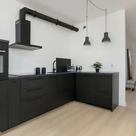 Elegant Zbozowa In With Parking By Renters Apartment Krakow