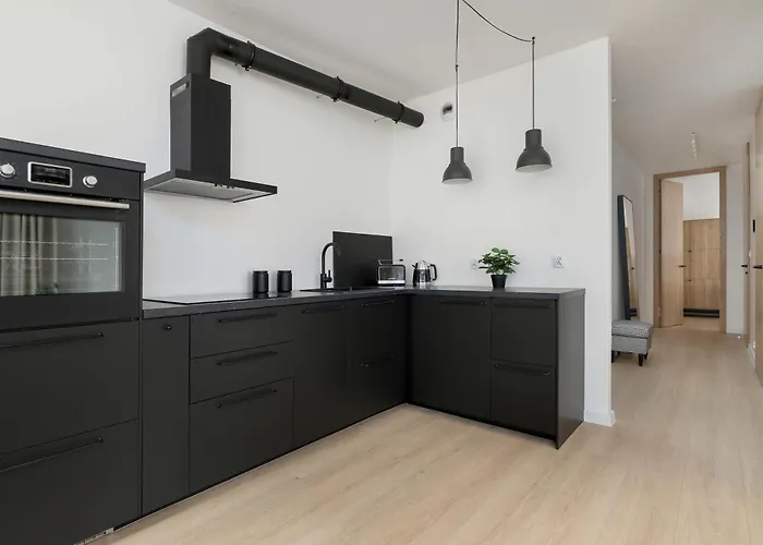 Elegant Zbozowa In With Parking By Renters Apartment Krakow